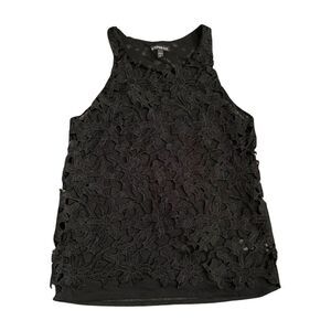 EXPRESS Lace sheer tank top